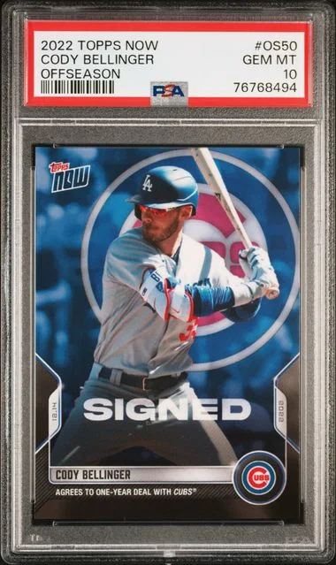 2022 Topps Now Cody Bellinger Offseason #OS50 card image