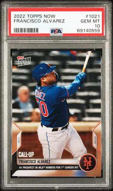 2022 Topps Now Francisco Alvarez #1021 card image
