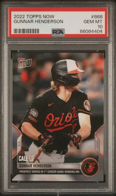 2022 Topps Now Gunnar Henderson #868 card image