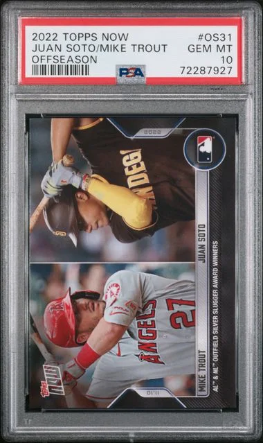 2022 Topps Now Juan Soto/Mike Trout Offseason #OS-31 card image