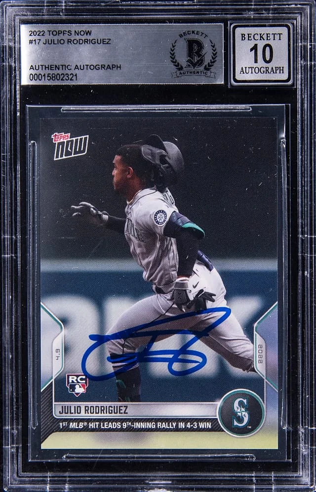2022 Topps Now Julio Rodriguez #17 card image