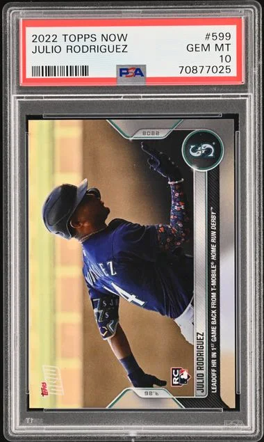 2022 Topps Now Julio Rodriguez #599 card image