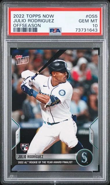 2022 Topps Now Julio Rodriguez Offseason #Os5 card image