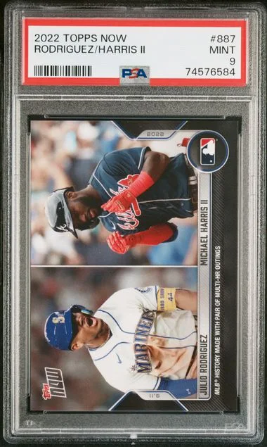 2022 Topps Now Julio Rodriguez/Michael Harris II #887 card image