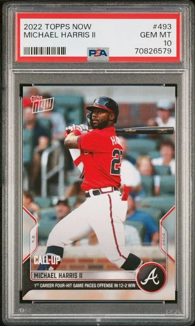 2022 Topps Now Michael Harris II #493 card image