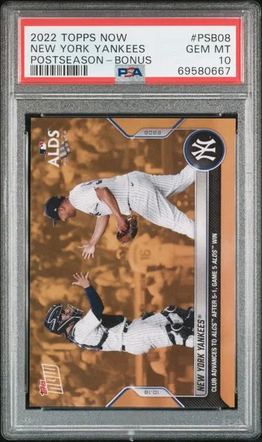 2022 Topps Now New York Yankees Postseason Bonus #PSB-08 card image