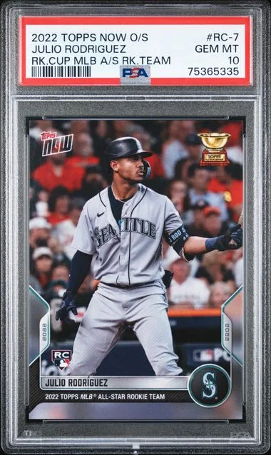 2022 Topps Now Offseason Cup MLB All-Star Team #-7 Julio Rodriguez #no-number card image