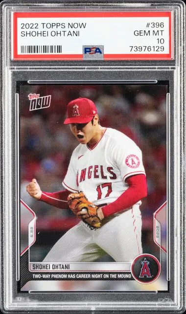 2022 Topps Now Shohei Ohtani #396 card image