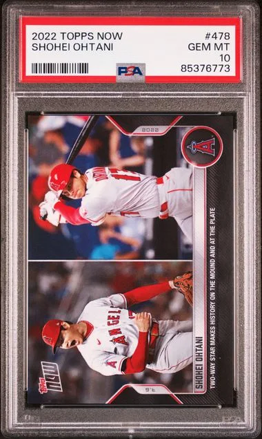 2022 Topps Now Shohei Ohtani #478 card image