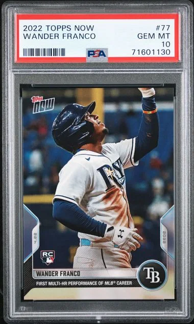 2022 Topps Now Wander Franco #77 card image