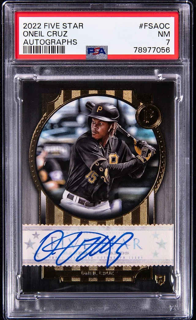 2022 Topps Oneil Cruz Five Star Autograph #FSA-OC card image