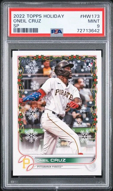 2022 Topps Oneil Cruz Holiday Sp #HW173 card image