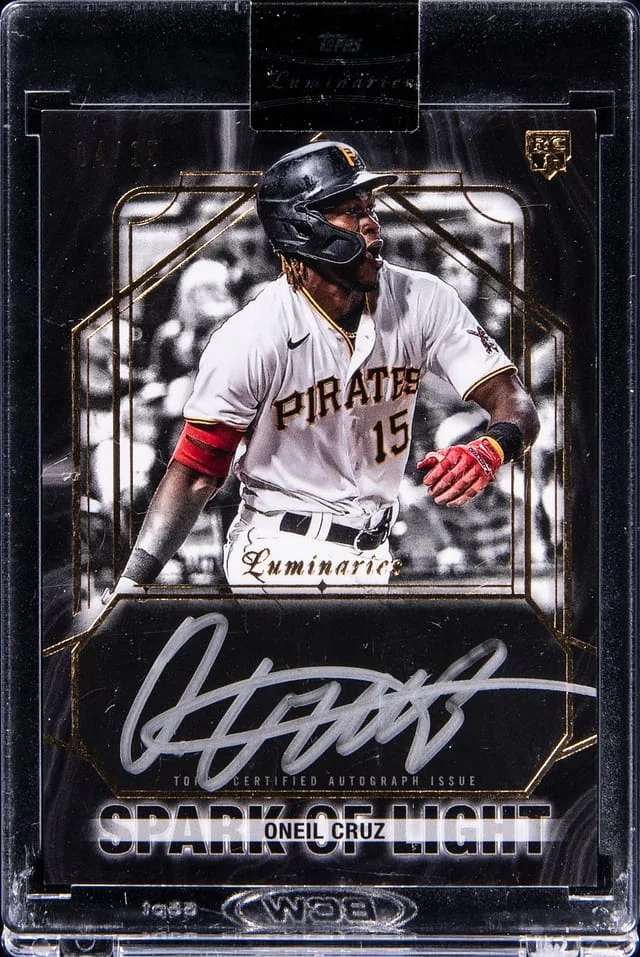 2022 Topps Oneil Cruz Luminaries Spark of Light #SLA-OC card image