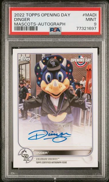 2022 Topps Opening Day Mascots #no-number card image