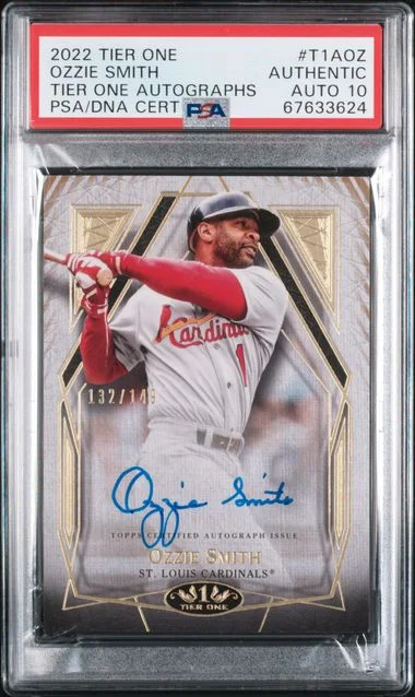 2022 Topps Ozzie Smith Tier One Autographs #T1A-OZ card image