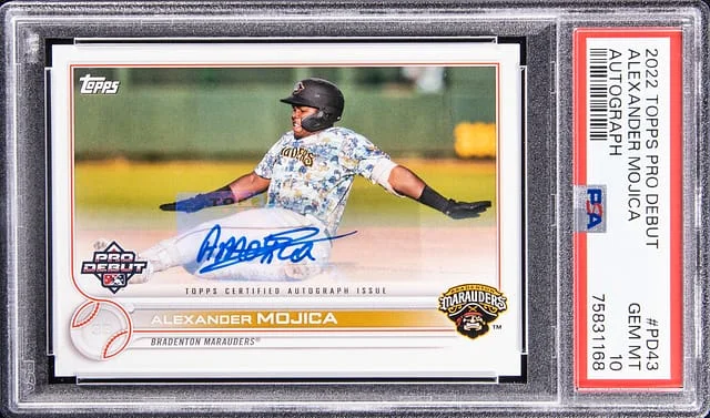 2022 Topps Pro Debut Alexander Mojica Autograph #PD43 card image