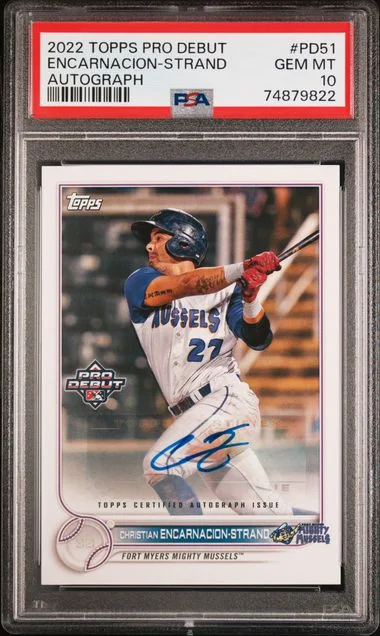 2022 Topps Pro Debut Christian Encarnacion-Strand Autograph #PD51 card image