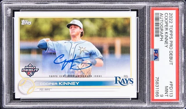 2022 Topps Pro Debut Cooper Kinney Autograph #PD113 card image