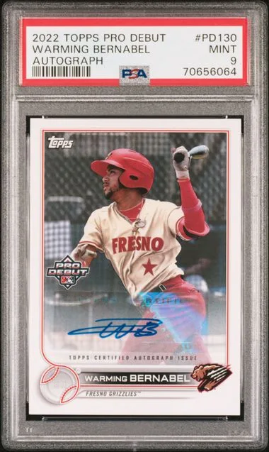 2022 Topps Pro Debut Warming Bernabel Autograph #PD-130 card image