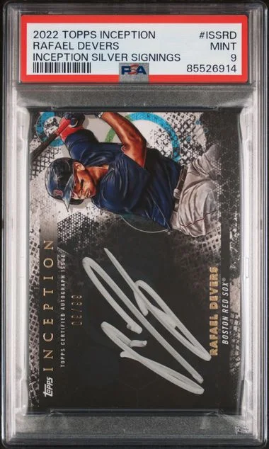 2022 Topps Rafael Devers Inception Inception Silver Signings #ISS-RD card image