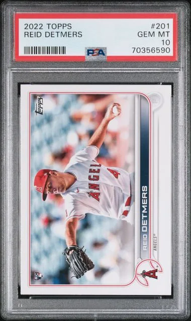 2022 Topps Reid Detmers #201 card image