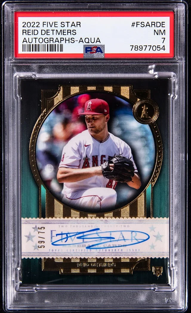 2022 Topps Reid Detmers Five Star Autograph #FSA-RDE card image