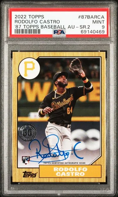 2022 Topps Rodolfo Castro 87 Topps Baseball Autographs Series 2 #87BA-RCA card image