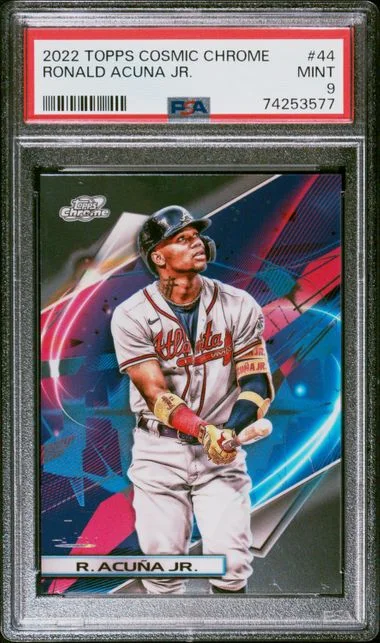 2022 Topps Ronald Acuna Jr. Cosmic Chrome #44 card image