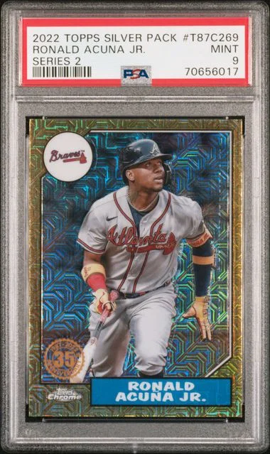 2022 Topps Ronald Acuna Jr. Silver Pack Series 2 #T87C2-69 card image