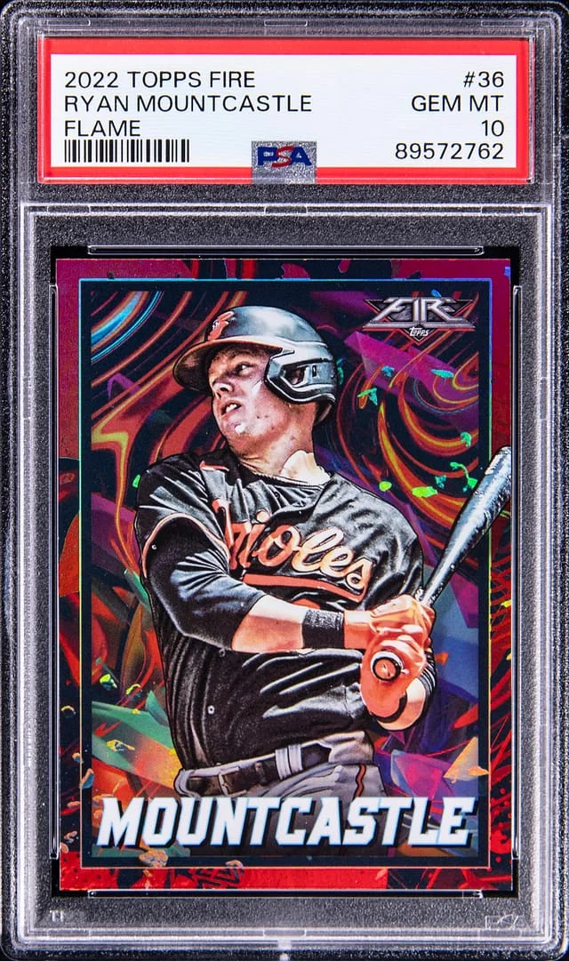 2022 Topps Ryan Mountcastle Fire Flame #36 card image