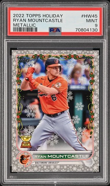 2022 Topps Ryan Mountcastle Holiday Metallic #Hw45 card image