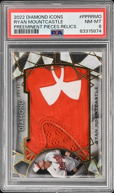 2022 Topps Ryan Mountcastle Diamond Icons Preeminent Pieces Relics #PPRRMO card image
