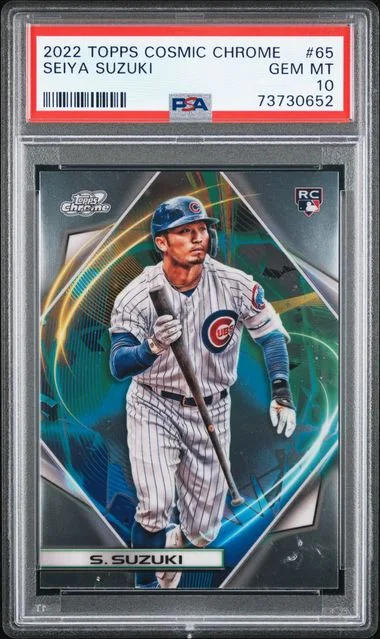 2022 Topps Seiya Suzuki Cosmic Chrome #65 card image