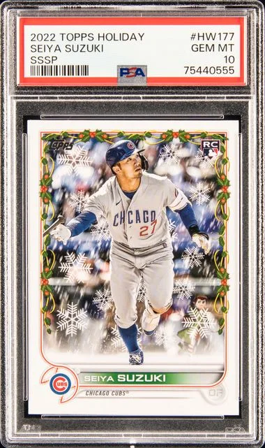 2022 Topps Seiya Suzuki Holiday Sssp #Hw177 card image