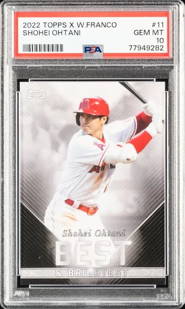 2022 Topps Shohei Ohtani X Wander Franco #11 card image