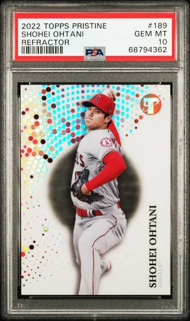 2022 Topps Shohei Ohtani Pristine Pristine Refractor #189 card image