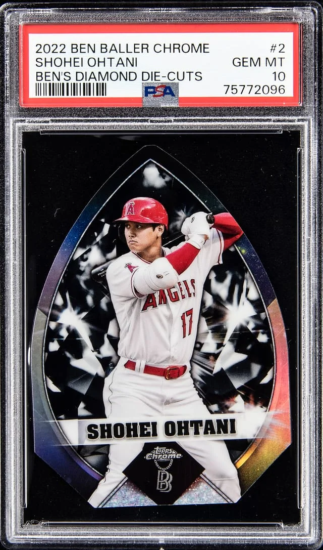 2022 Topps Shohei Ohtani Ben Baller Chrome Ben's Diamond Die-Cuts #2 card image