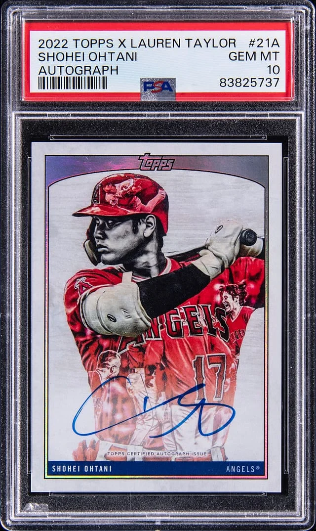 2022 Topps Shohei Ohtani X Lauren Taylor Autograph #21A card image