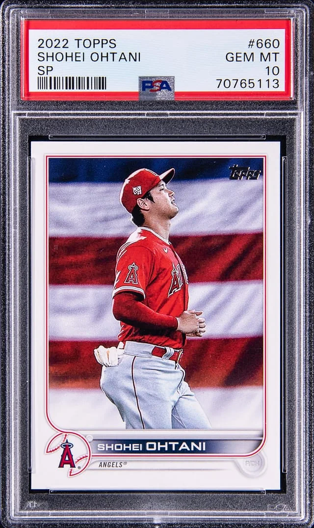 2022 Topps Shohei Ohtani Rainbow Foil #660 card image