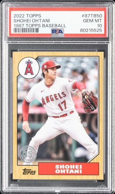 2022 Topps Shohei Ohtani 1987 Topps Baseball #87TB50 card image