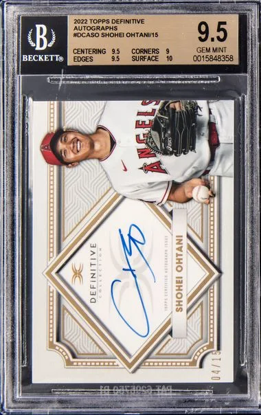 2022 Topps Shohei Ohtani Definitive Autographs #DCASO card image