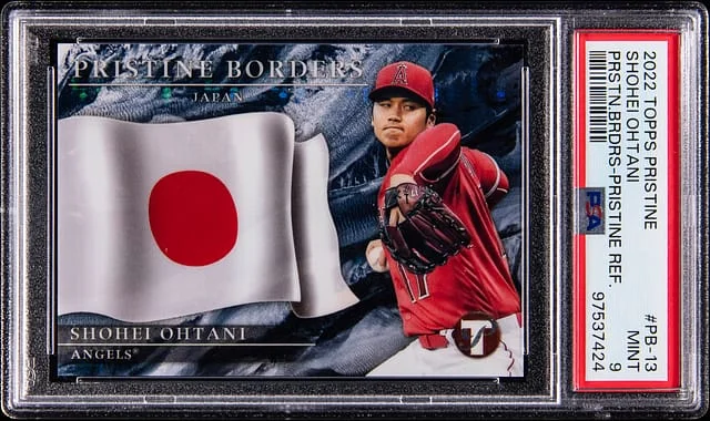 2022 Topps Shohei Ohtani Pristine Borders Pristine Refractor #PB-13 card image