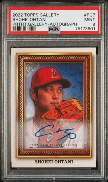 2022 Topps Shohei Ohtani Gallery Portrait Gallery Autograph #PG-7 card image