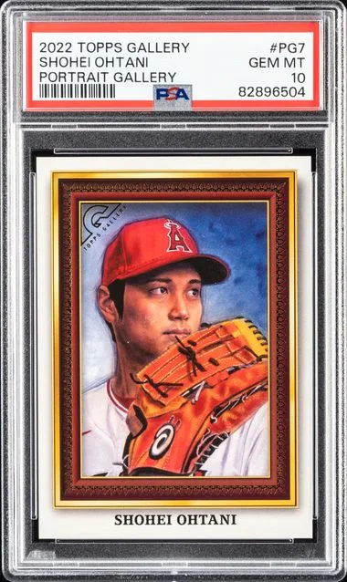 2022 Topps Shohei Ohtani Gallery Portrait Gallery Autograph #PG7 card image