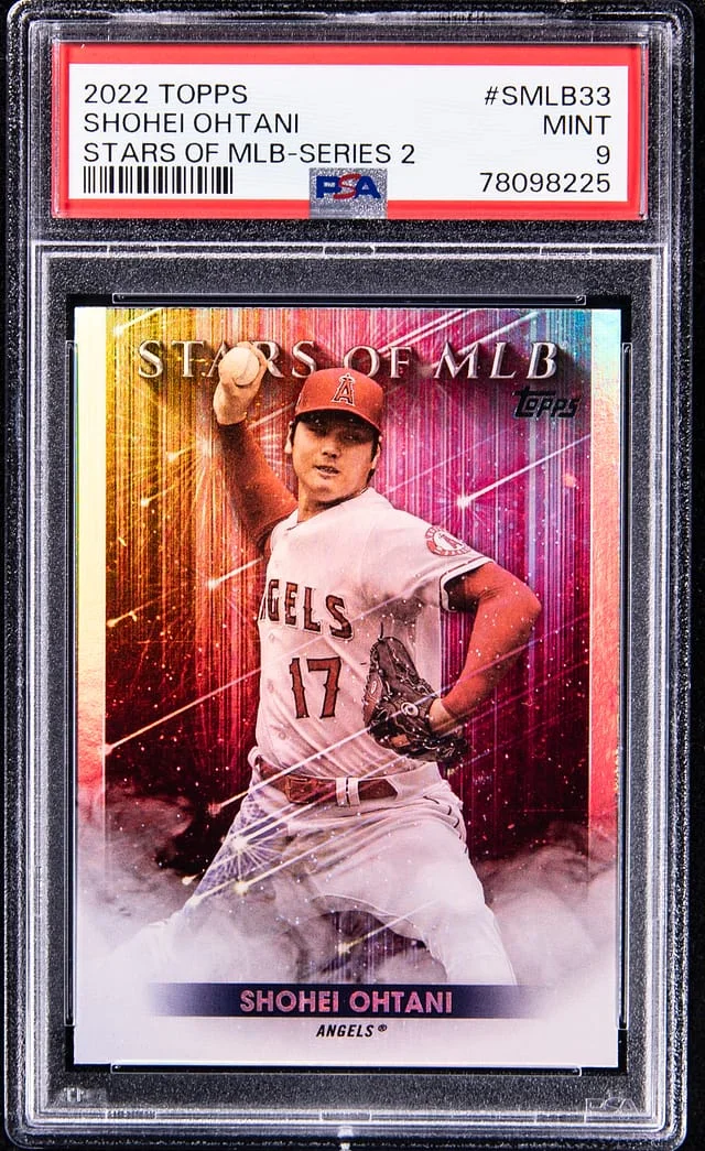2022 Topps Shohei Ohtani Stars of MLB Series 2 #SMLB33 card image