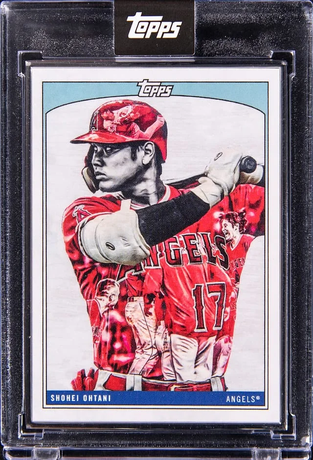 2022 Topps Shohei Ohtani - Topps Encased x Lauren Taylor Artist Proof #21 card image