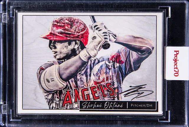 2022 Topps Shohei Ohtani - Topps Encased Project 70 Artist's Proof #870 card image