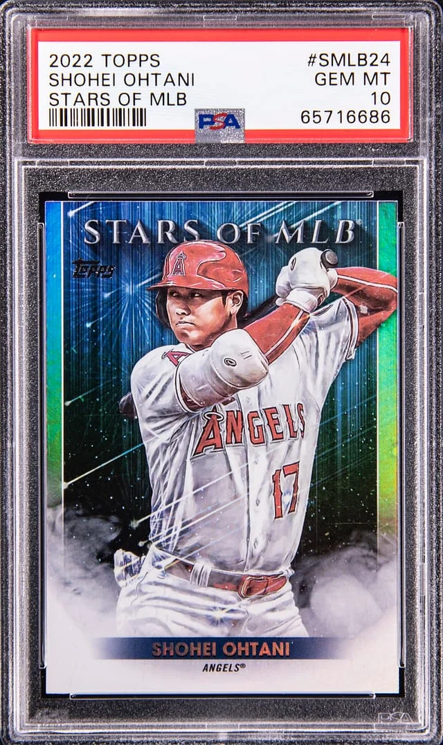2022 Topps Shohei Otani Stars of MLB #SMLB24 card image