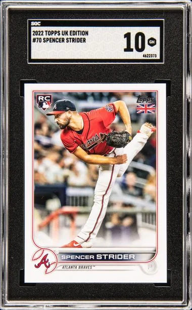 2022 Topps Spencer Strider UK Edition #70 card image