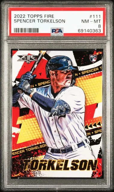 2022 Topps Spencer Torkelson Fire #111 card image